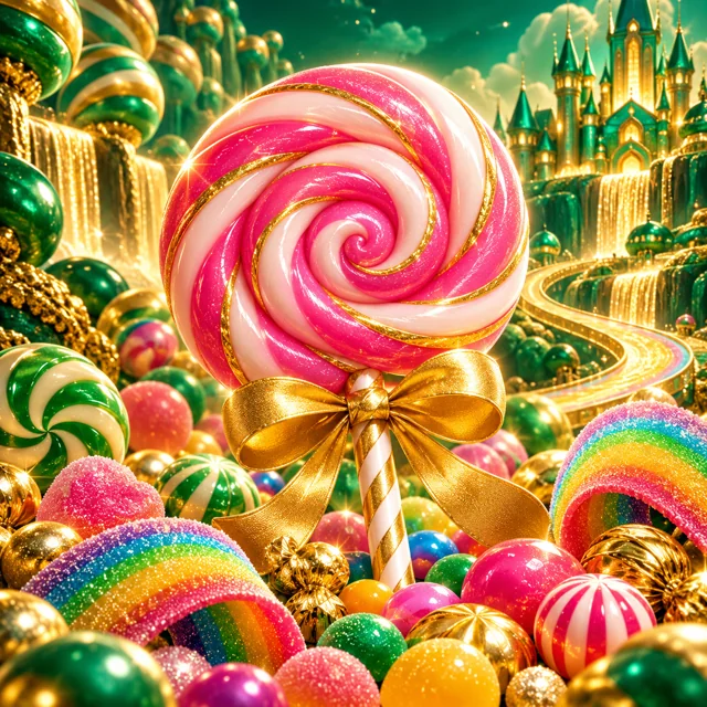 Candy colours illustration