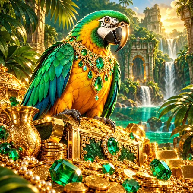 Tropical treasures illustration